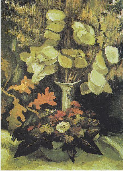 Vincent Van Gogh Vase with Lunaria oil painting image